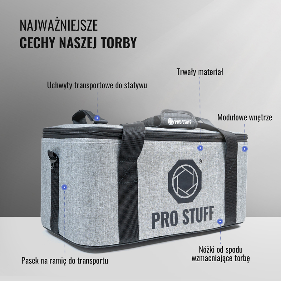 Torba na lampę PRO STUFF SLB-01-najwazniejsze-cechy Torba na lampę PRO STUFF SLB-01-najwazniejsze-cechy