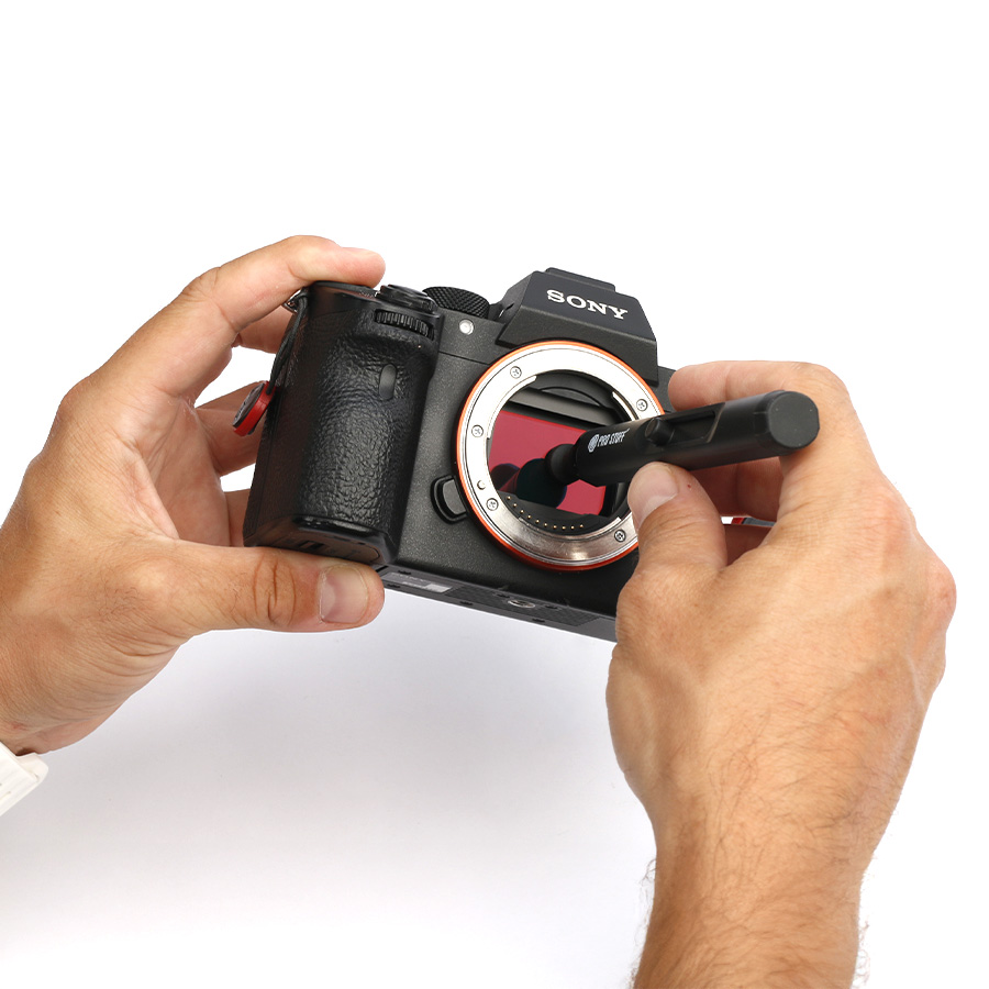 czyszczenie matrycy aparatu