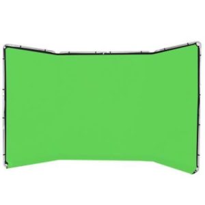 Ekran green screen panoramiczny PRO STUFF 2,4x4 metra